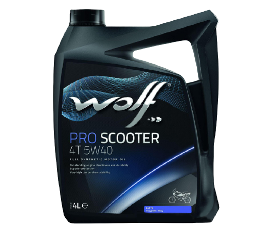 Моторное масло Wolf PRO Scooter 4T 5W-40, 4л 